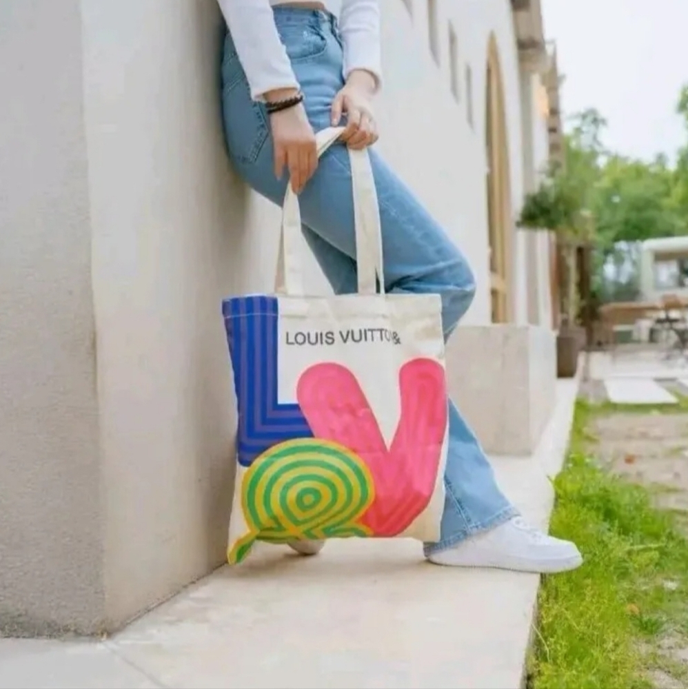 For Louis Vuitton Limited Eco Novelty Tote For Shenzhen Exhibition 2022